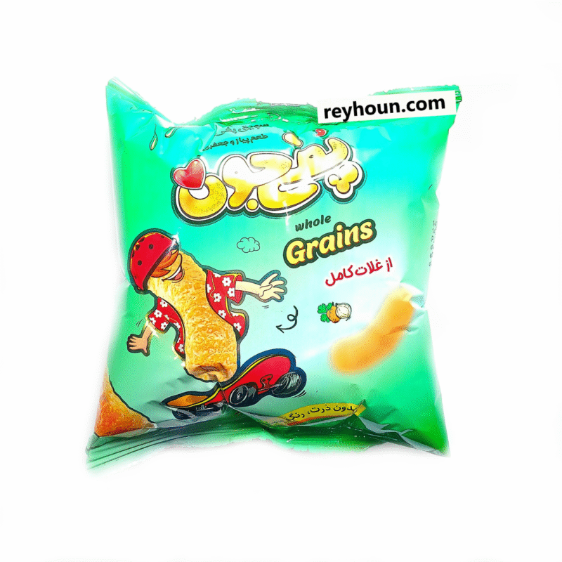 پفک ارگانیک ( بدون ذرت و رنگ مصنوعی و پالم)